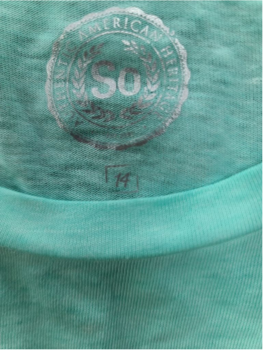 SO Girls Fleece Sherpa Vest & Long Sleeve Star Top Set Size XL 14/16 Mint - Picture 8 of 9